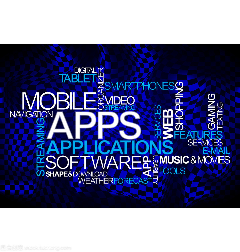 手機(jī)軟件應(yīng)用矢量